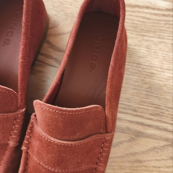 NWOT Vince Men's Daly Loafer in Sunset Orange, Size 8/Women's Size 10 - Picture 4 of 14